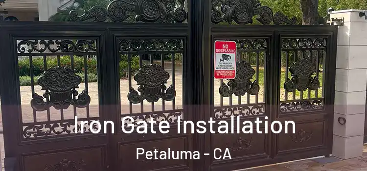 Iron Gate Installation Petaluma - CA